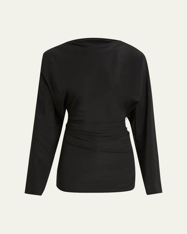 Keegan Stretch Silk Viscose Top